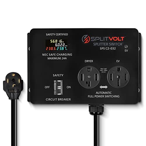 Splitvolt Splitter Switch (NEMA 14-30 in, 14-30 + 14-50 out, 240V, 24A)