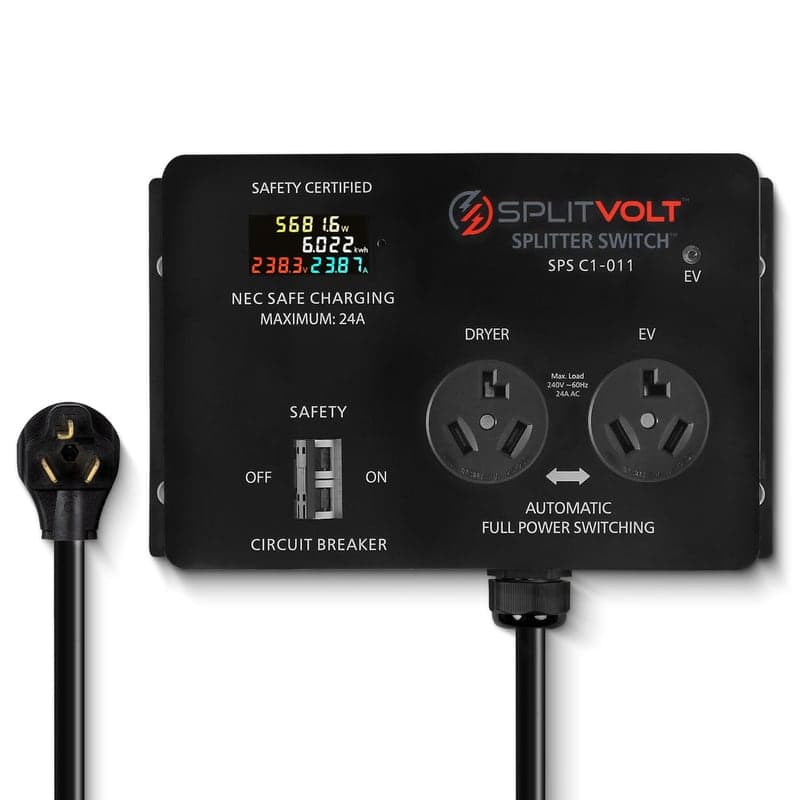 Splitvolt Splitter Switch (NEMA 10-30, 240V, 24A)